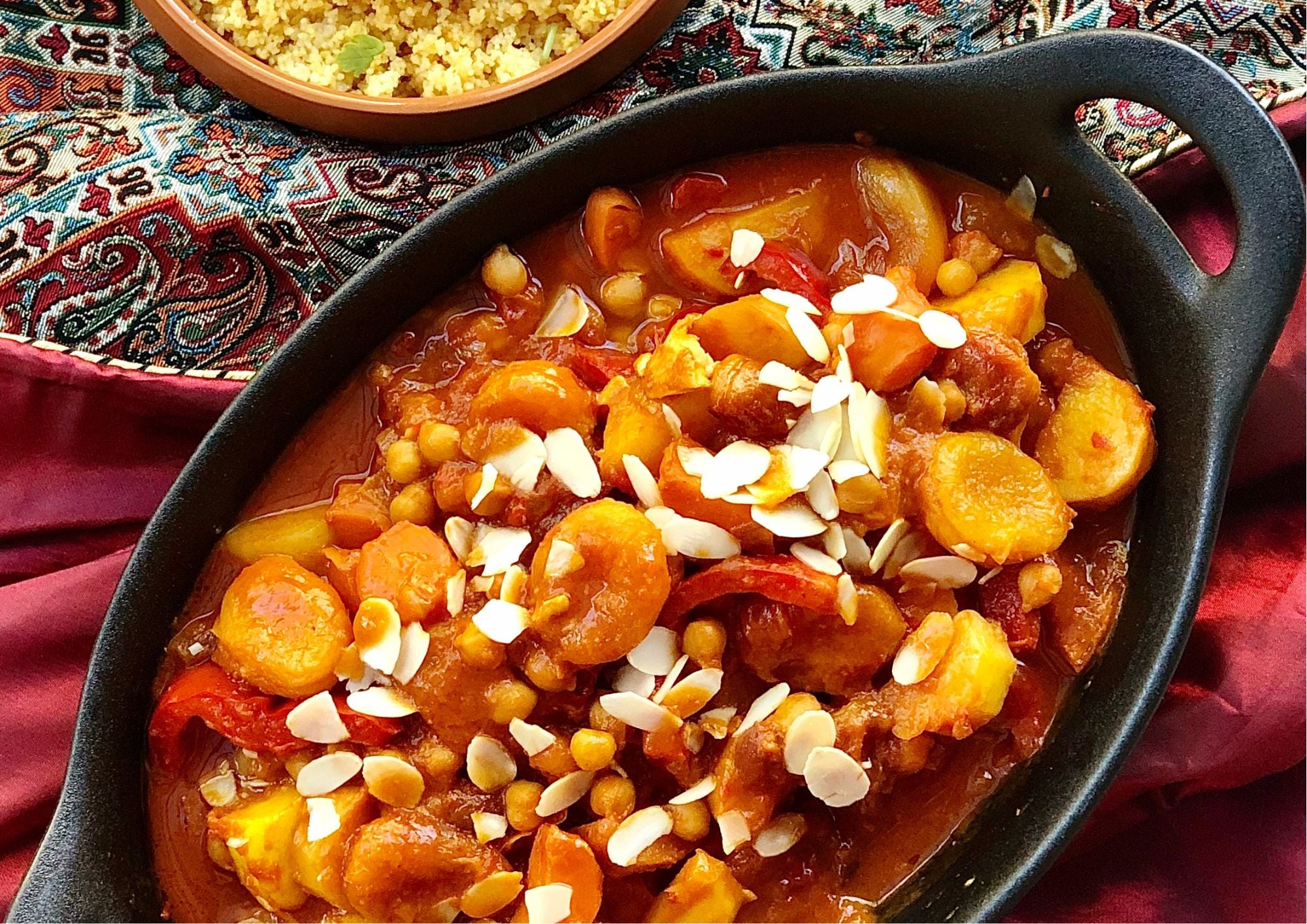 Apricot And Vegetable Tagine, Moroccan Recipes